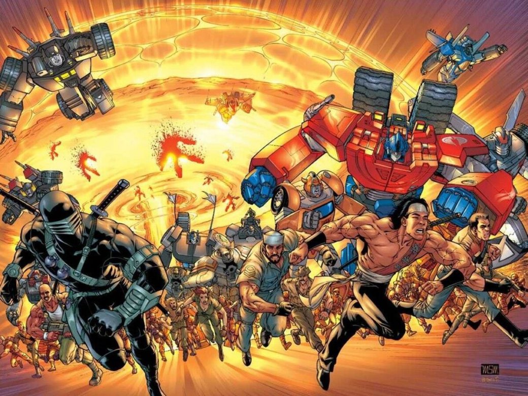 Комикс «Трансформеры» и «GI Joe: Бросок Кобры».