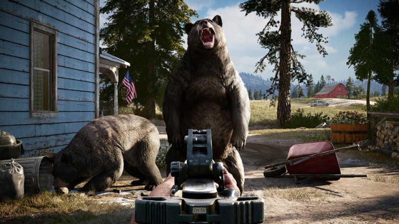 Гифка дня: эти чудесные-чудесные столкновения объектов в Far Cry 5 — фото 1