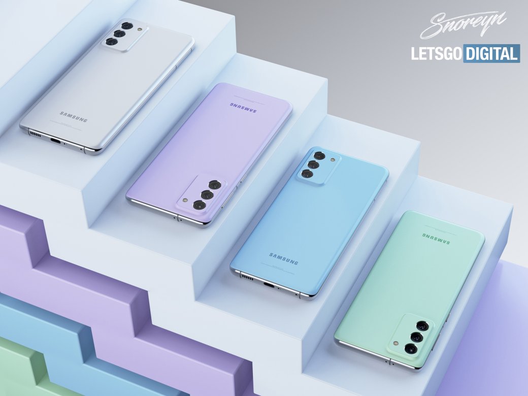 Галерея В сети появились характеристики, цена и детальные рендеры Samsung Galaxy S21 FE - 5 фото