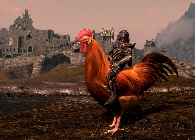С этим модом в Skyrim можно кататься на гигантских курицах и утках. Почему бы и нет — фото 1
