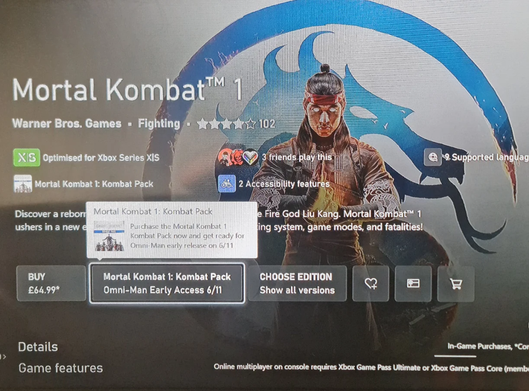 Дату пришествия Омни-мэна в Mortal Kombat 1 нашли в магазине Xbox — фото 1