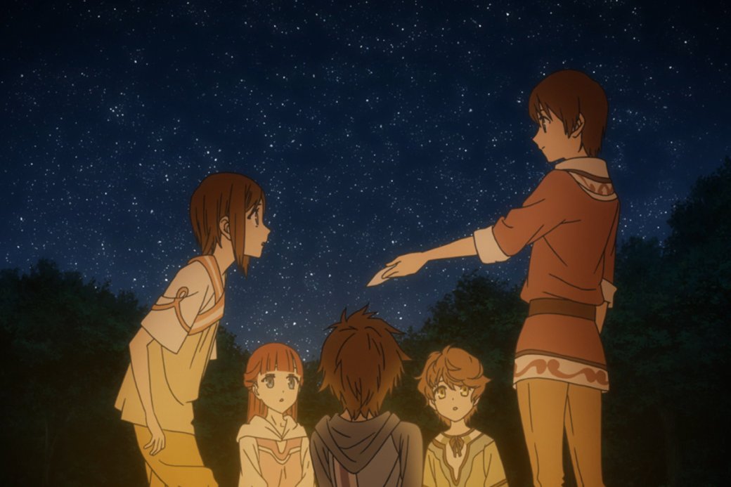 Кадр из аниме «Из нового света»

Источник: A-1 Pictures