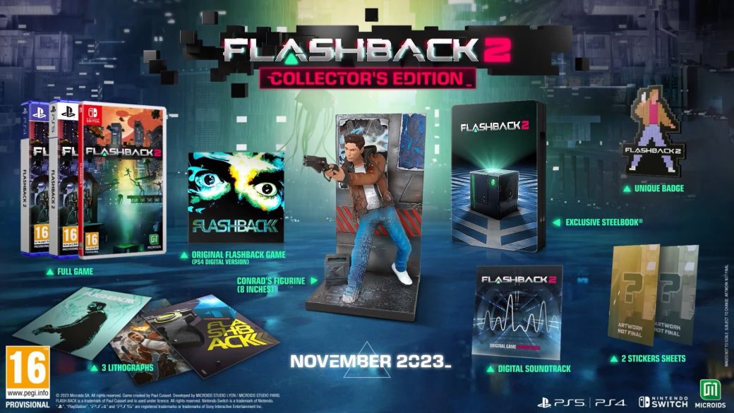 В новом трейлере Flashback 2 показали ослеплённый неоном Нью-Вашингтон — фото 1