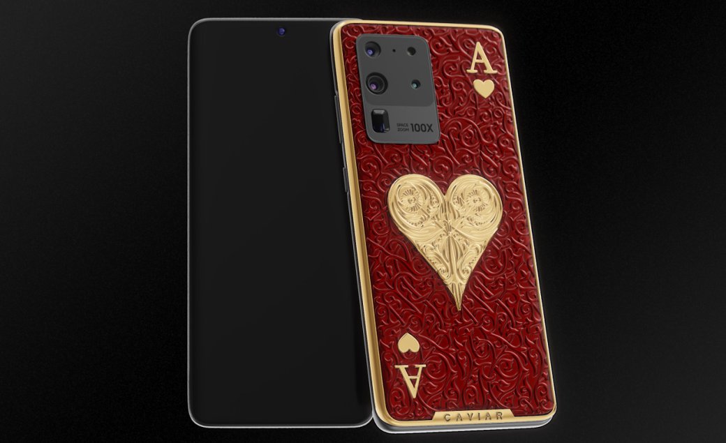 Caviar представил пять люксовых вариантов Galaxy S20 в виде игральных карт. Цены до 2,7 млн рублей — изображение 4