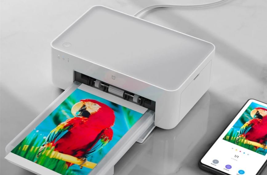 Минипринтер Xiaomi Mijia Photo Printer работает через приложение и печатает фотографии со смартфона — фото 1