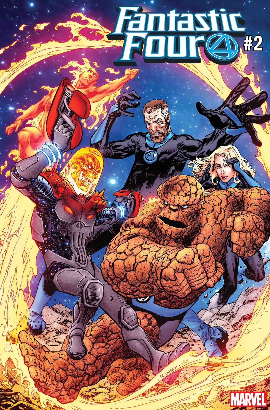 Космический Призрачный гонщик против вселенной Marvel. Правда, пока только на вариативных обложках — фото 4