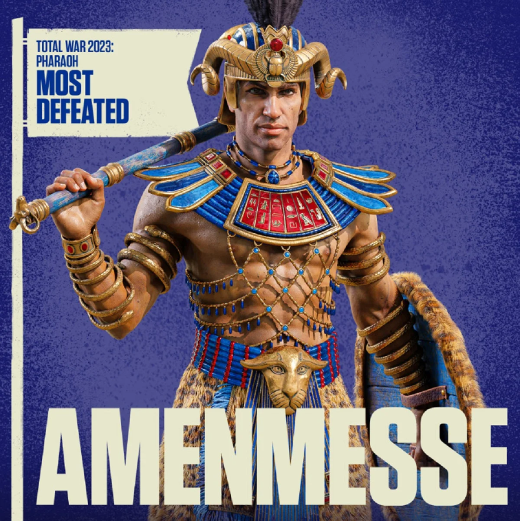 Создатели Total War Pharaoh поделились статистикой по самым успешным лидерам — изображение 2