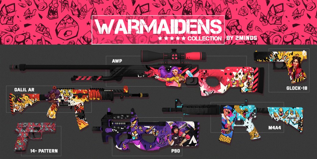 Самые красивые скины на AWP для CS:GO, которые были созданы в рамках конкурса к юбилею игры — фото 7