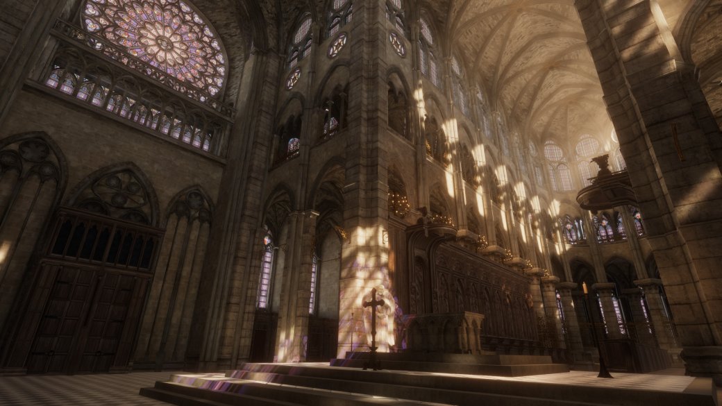 Галерея Ubisoft выпустила игру, в которой можно погулять по Собору Парижской богоматери - 5 фото