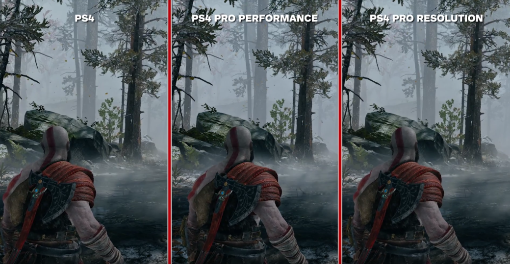 «Требуется орлиное зрение!»: видеосравнение графики God of War на PS4 и PS4 Pro — фото 1