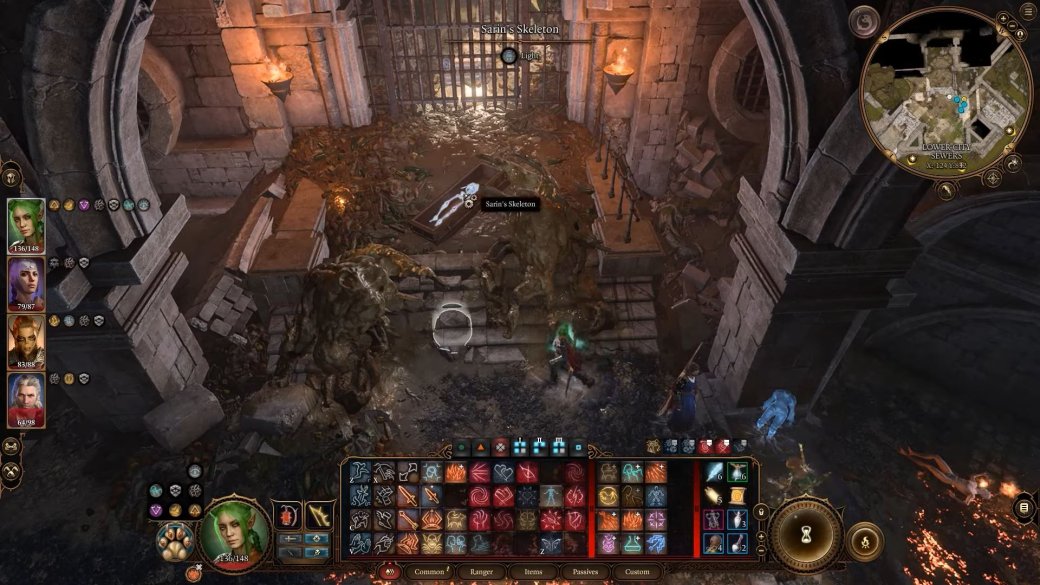 Сарин упокоенная в Baldurʼs Gate 3 — как решить головоломку со скелетом и где отыскать череп — фото 2