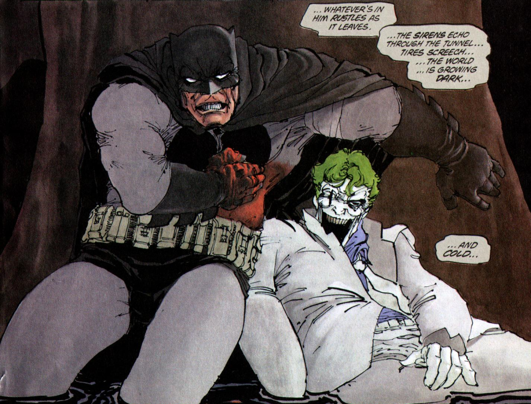 Панель из комикса «Возвращение Тёмного Рыцаря»

Источник: DC Comics
