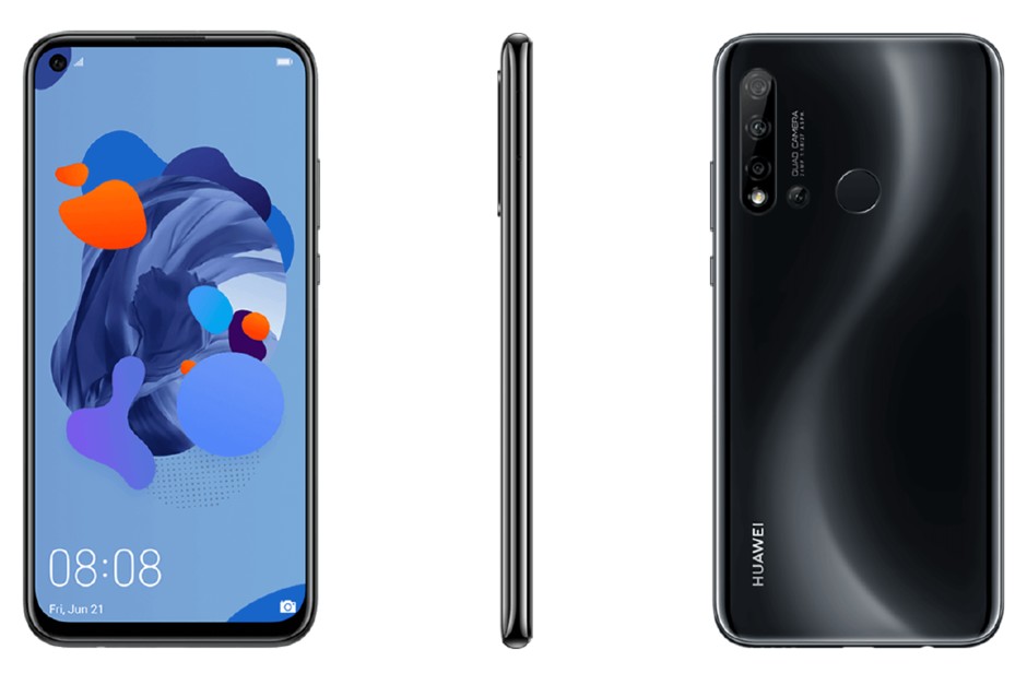Галерея Huawei P20 Lite (2019) показался на детальных рендерах: четыре камеры и «дыра» в экране - 3 фото