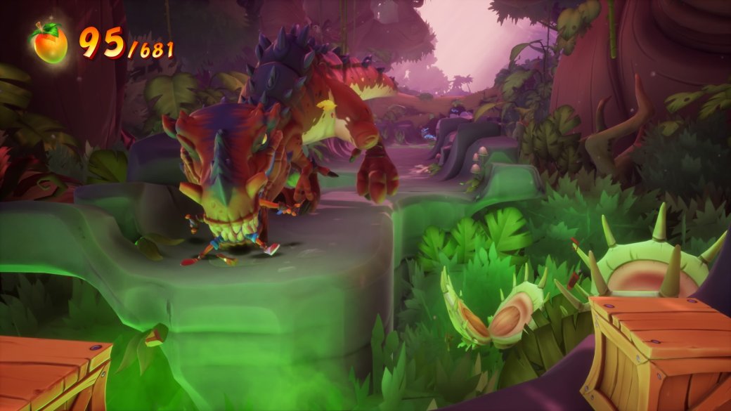 2 часа с Crash Bandicoot 4: Itʼs About Time — динозавры, замедление времени и «рельсы» — изображение 3
