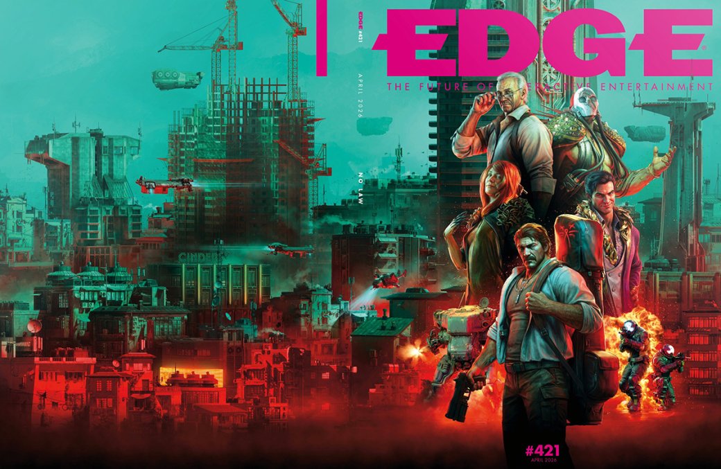 Киберпанк-экшен No Law от создателей The Ascent показали на обложке журнала Edge — фото 1