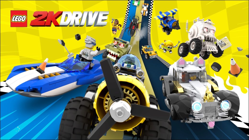 Галерея Появились новые скриншоты из предполагаемой новой игры LEGO 2K Drive - 12 фото