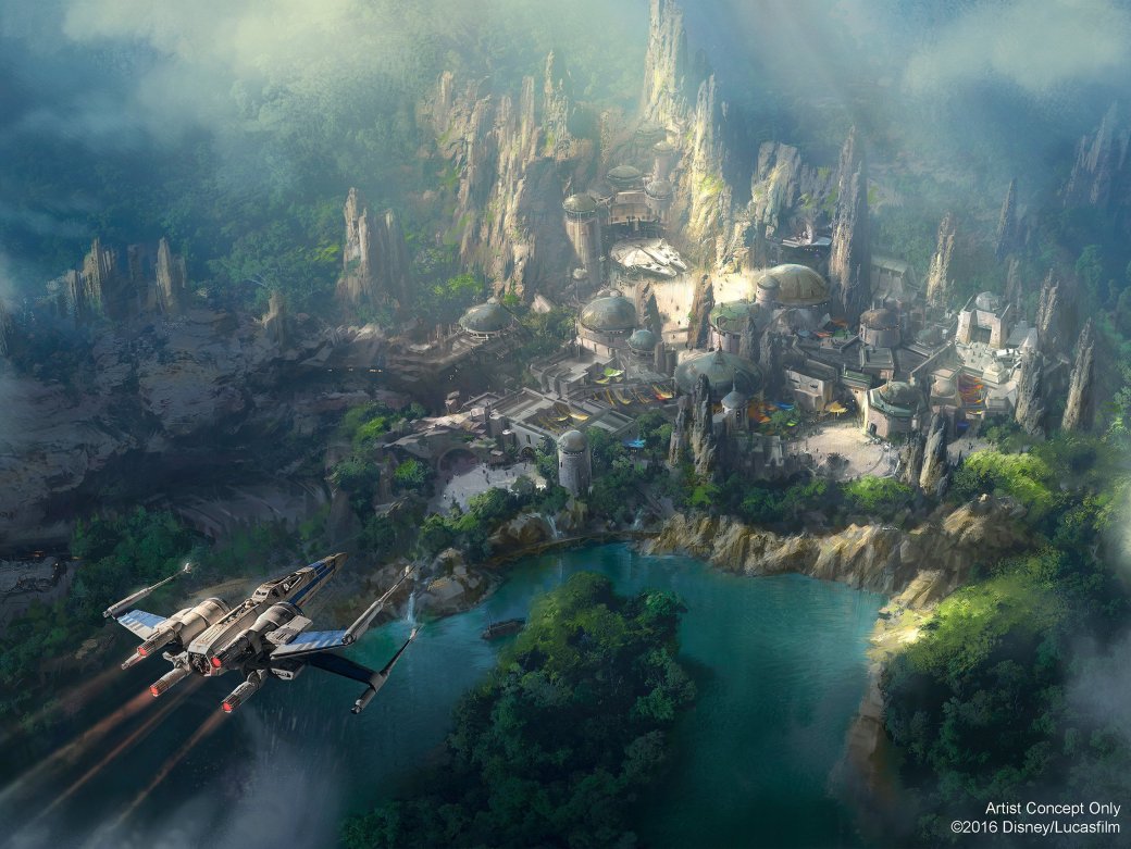 Галерея Концепт-арт парка Disney по «Звездным войнам» представил новую планету - 1 фото