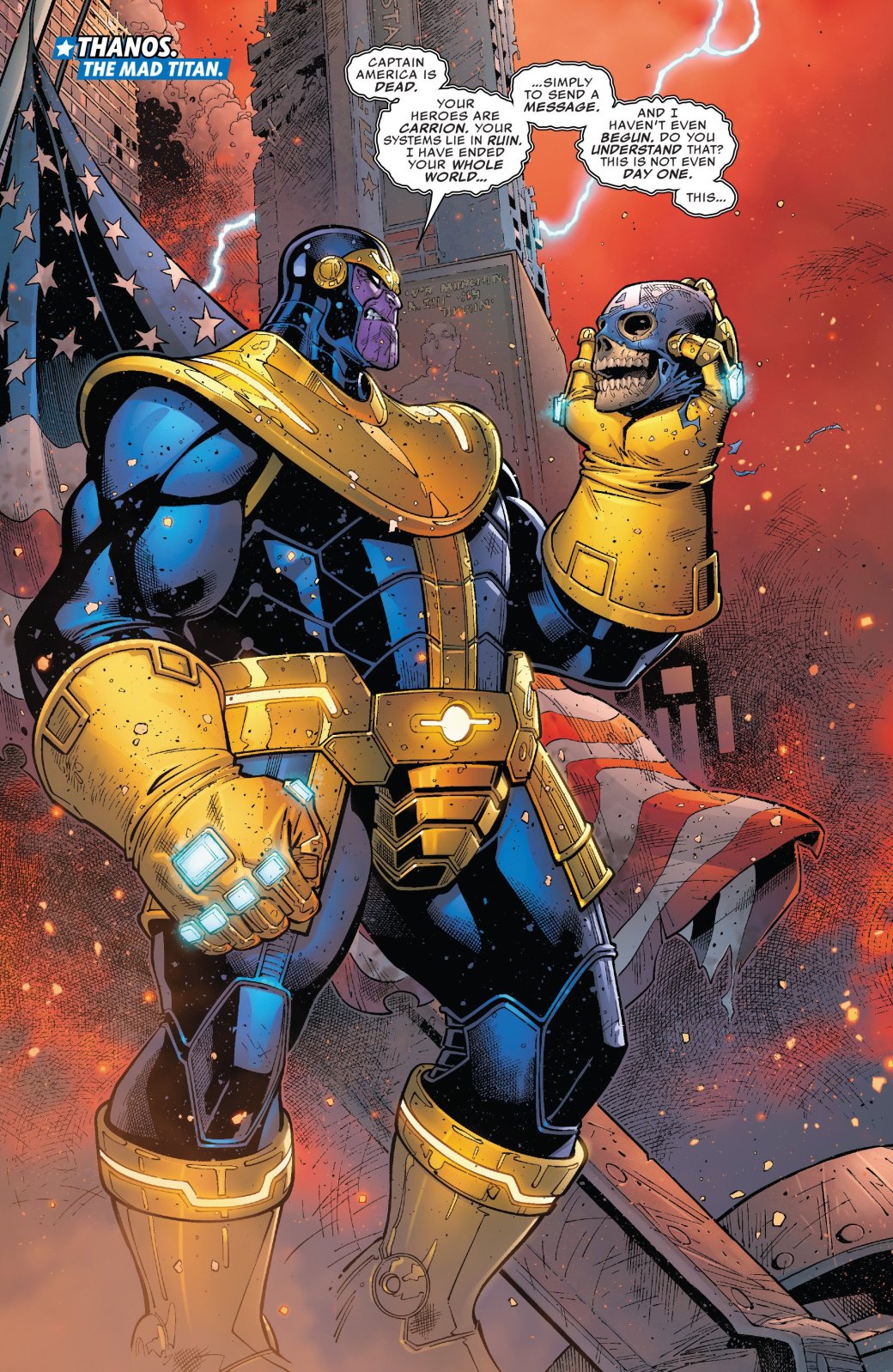 В новом номере U.S.Avengers показали еще один Конец Света из-за Таноса — фото 1