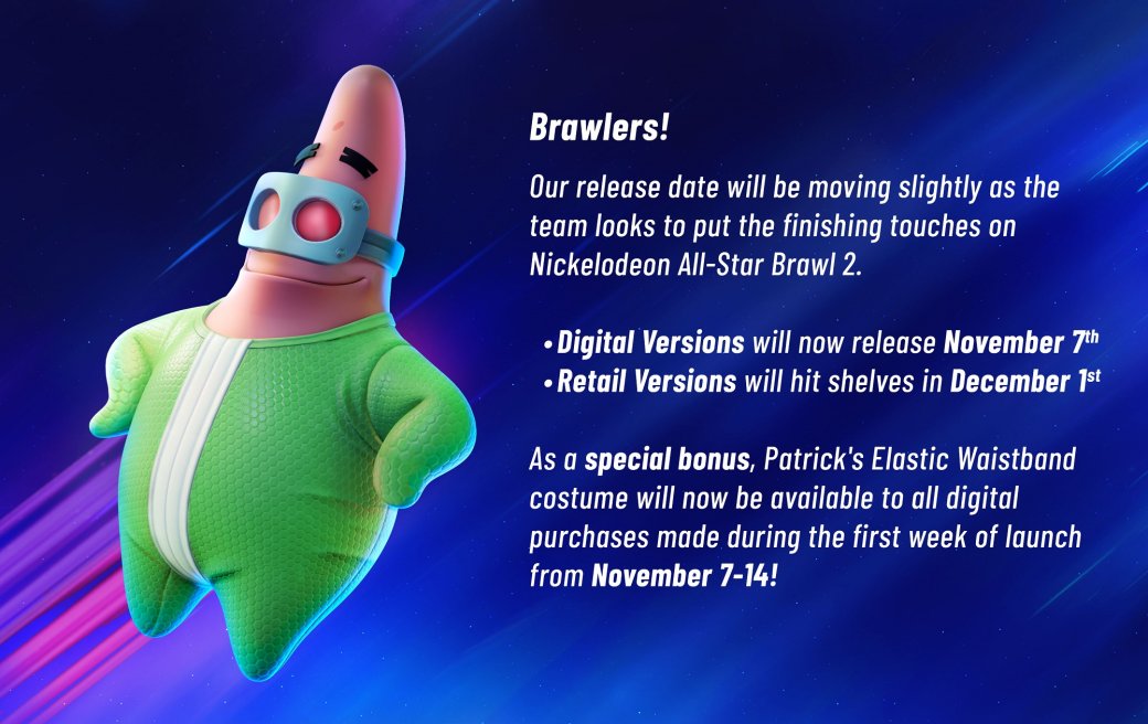 Релиз Nickelodeon All-Star Brawl 2 отложили до 7 ноября — фото 1