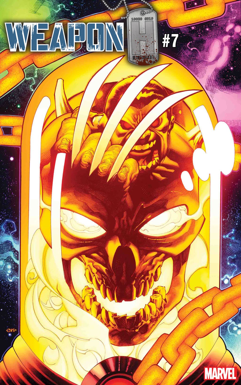 Космический Призрачный гонщик против вселенной Marvel. Правда, пока только на вариативных обложках — фото 7