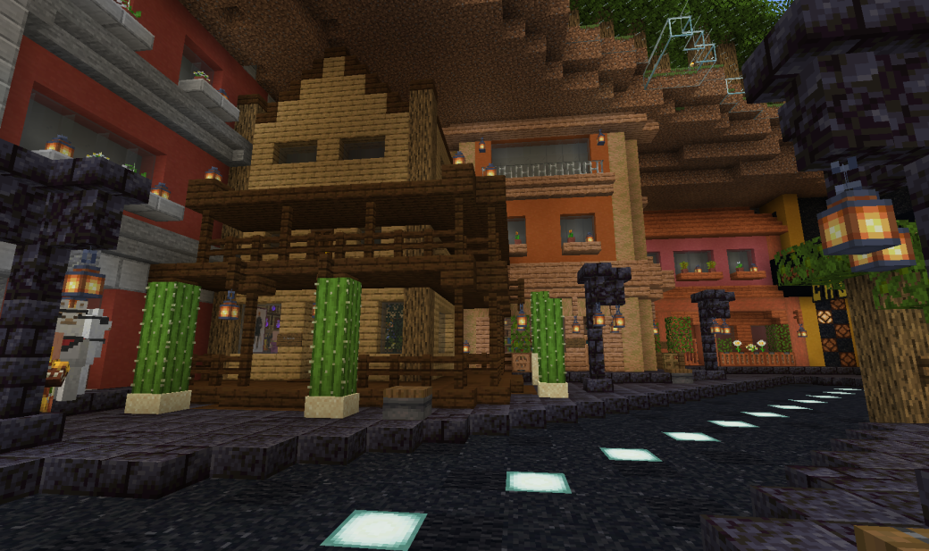 Галерея В Minecraft случайно воссоздали Косой Переулок из «Гарри Поттера» - 10 фото