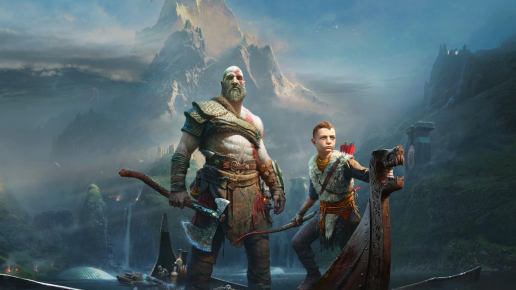 Кратос и Атрей в игре God of War