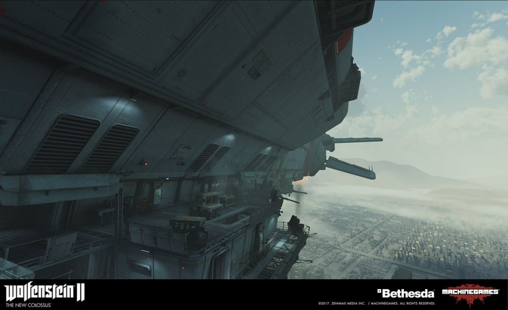 Взгляните на потрясающие концепт-арты ​Wolfenstein II: The New Colossus — фото 50
