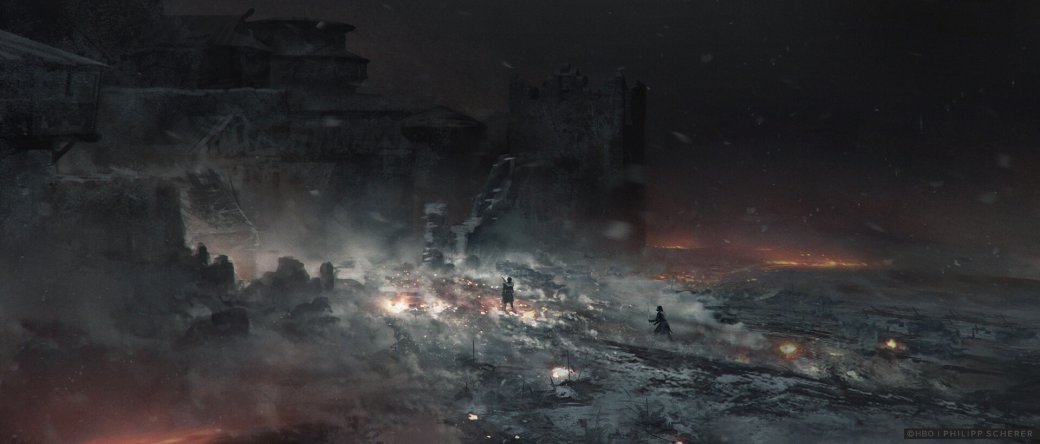 Художник выложил концепт-арты к 8 сезону «Игры престолов». Их хоть сейчас ставь на рабочий стол — фото 12