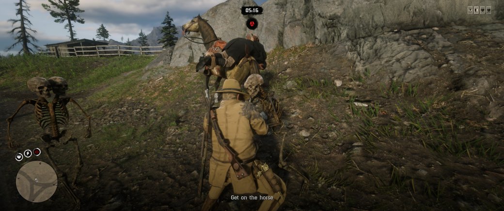 Хакеры запустили в Red Dead Online злобных двухголовых скелетов — фото 1