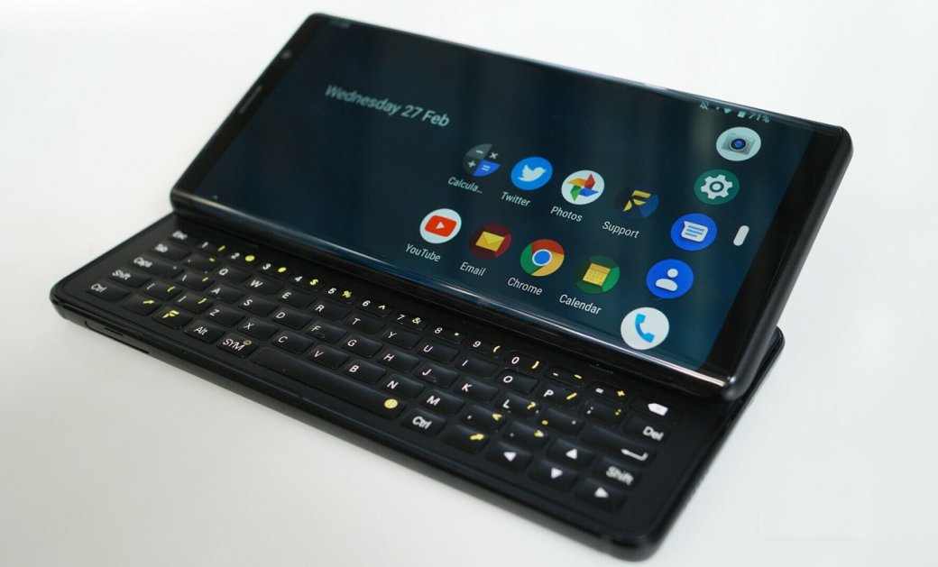 Анонс F(x)tech Pro 1: смартфон-слайдер с боковой QWERTY-клавиатурой — фото 2