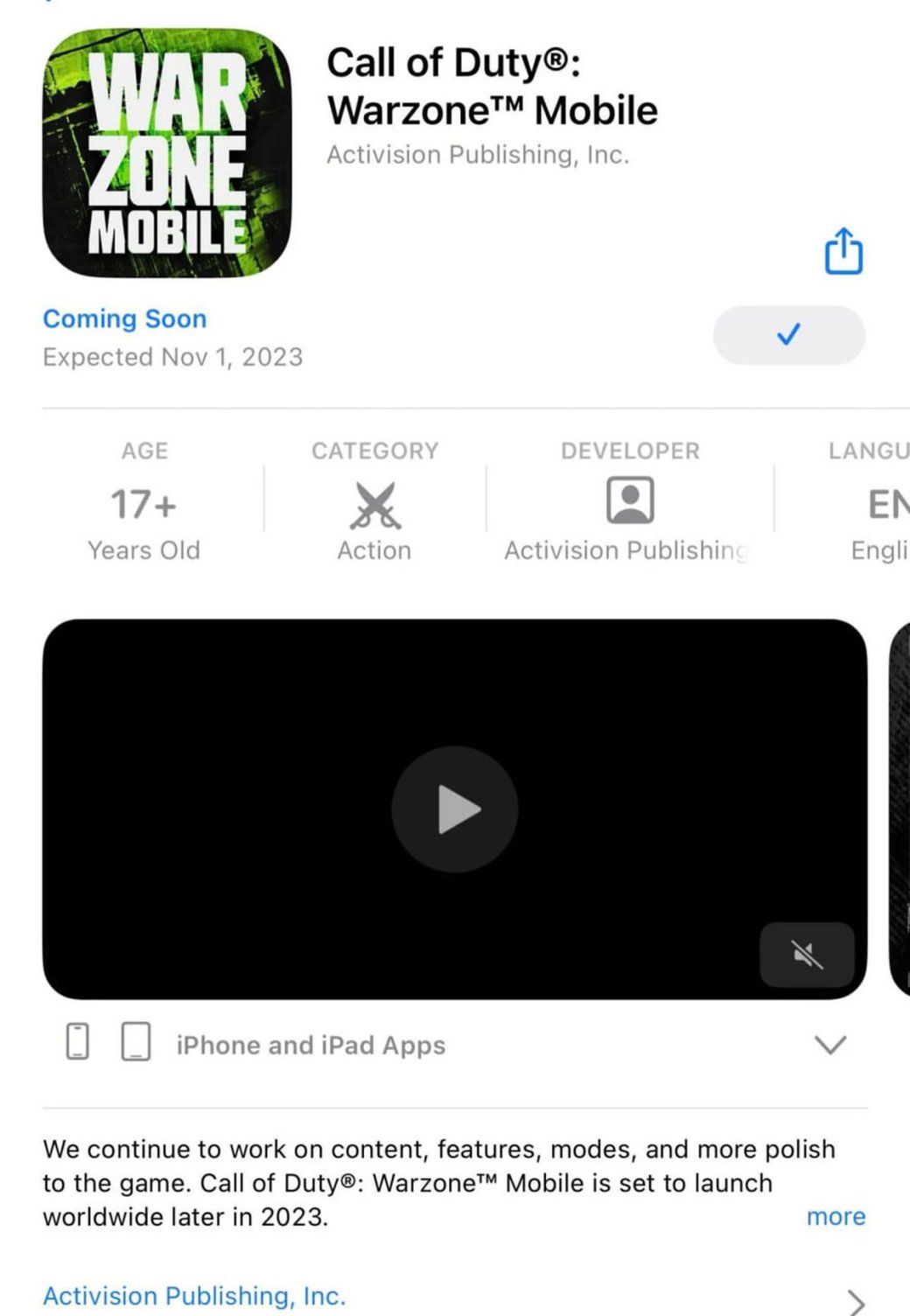 Релиз Call of Duty Warzone Mobile предположительно отложили до ноября — фото 1