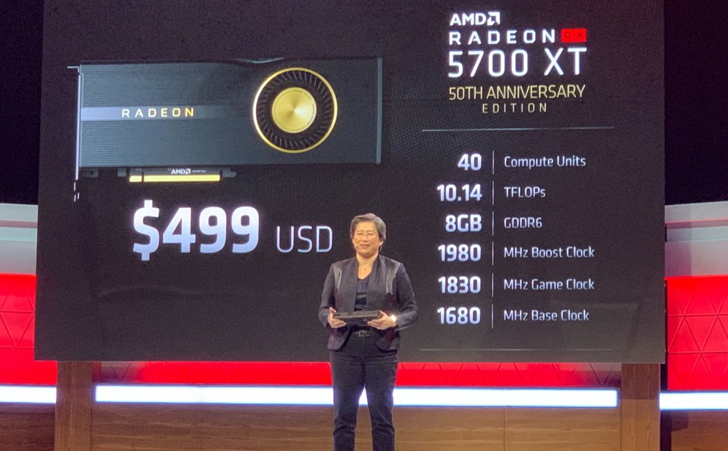 Представили AMD Radeon RX 5700 XT 50th Anniversary Edition: красивая, золотистая и разогнанная — фото 1