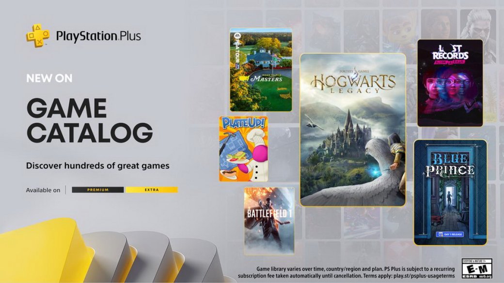 Hogwarts Legacy и ещё семь игр попадут в расширенную подписку PS Plus с 15 апреля — фото 1