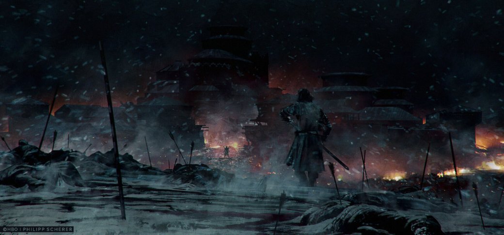 Художник выложил концепт-арты к 8 сезону «Игры престолов». Их хоть сейчас ставь на рабочий стол — фото 13