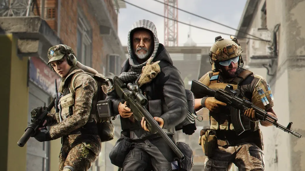 Скриншот игровой сессии нового сезона Warface «Стальные кварталы»
