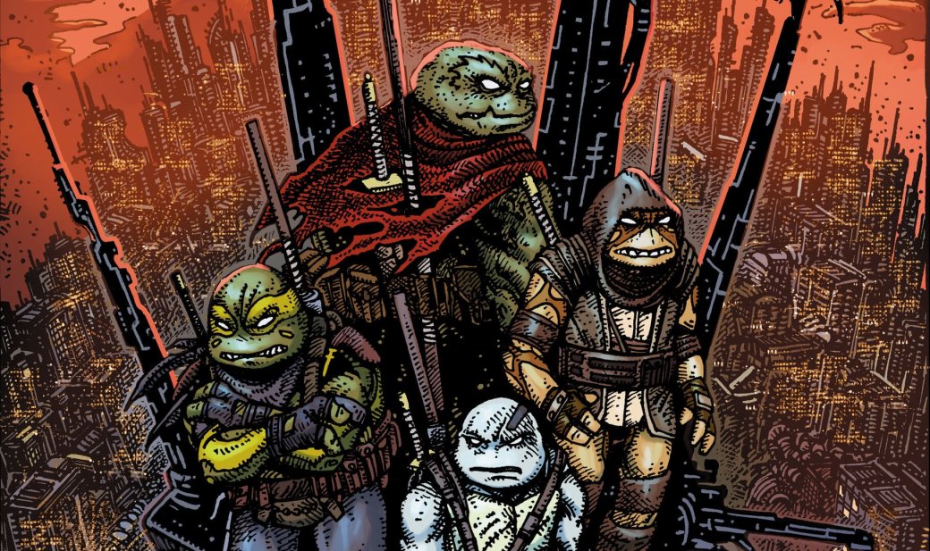 Обложка комикса eenage Mutant Ninja Turtles: The Last Ronin II: Re-Evolution
Источник: IDW Publishing