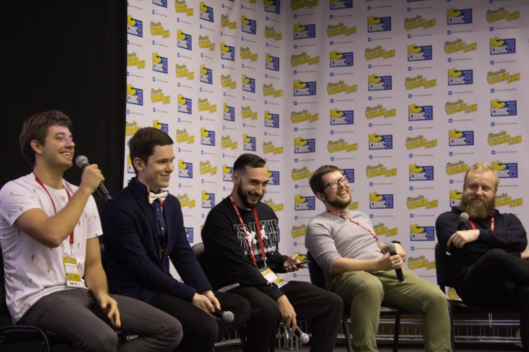 Встреча с «Канобу», Дмитрий Глуховский, Ник Перумов. Comic Con Russia и «Игромир» 2019. День 4 — фото 8