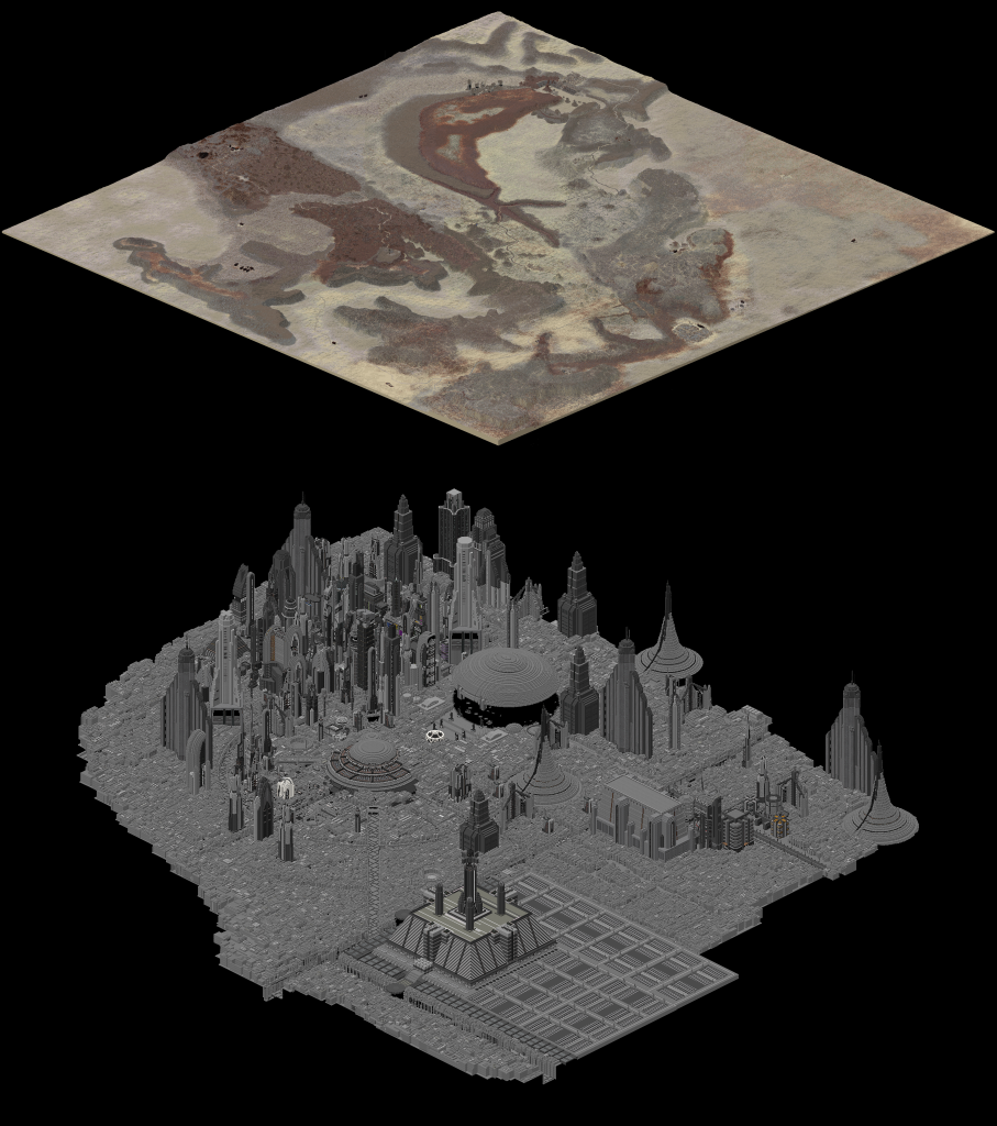 Галерея Геймер перенесёт планеты и города из «Звёздных войн» в мир Minecraft - 3 фото