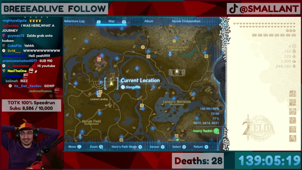 Игрок на 100% прошёл The Legend of Zelda Tears of the Kingdom за 139 часов — фото 1