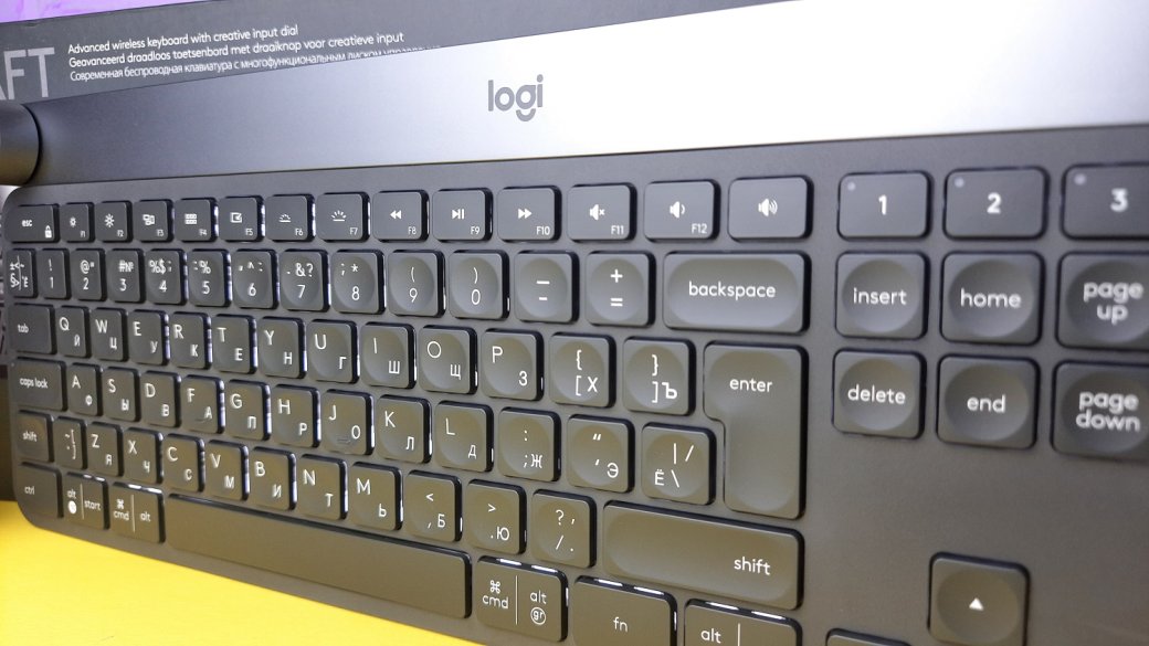 Обзор Logitech Craft: классика в стиле MX Keys для игр и работы — фото 9