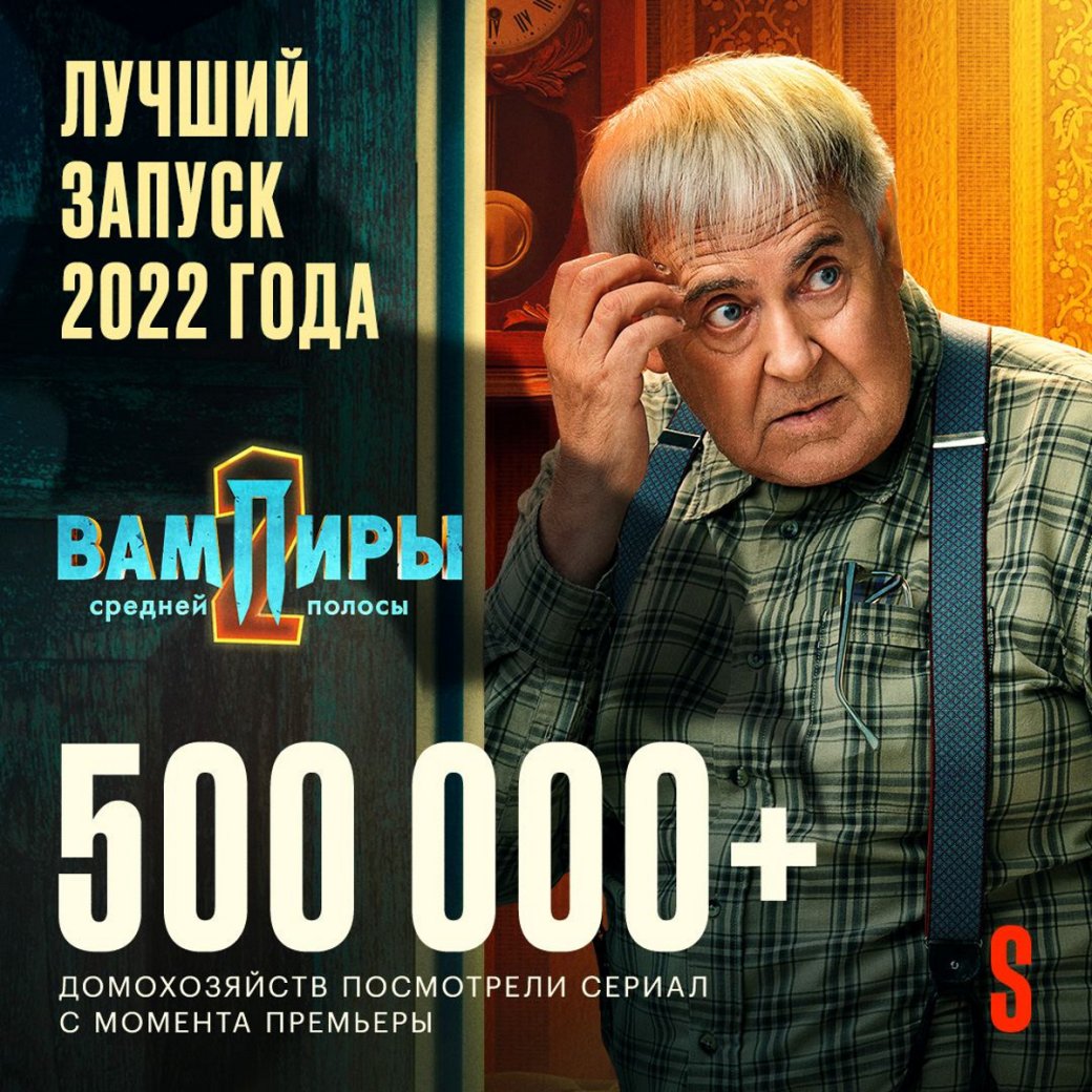 Премьера 2 сезона «Вампиров средней полосы» привлекла свыше 500 тысяч домохозяйств — фото 1