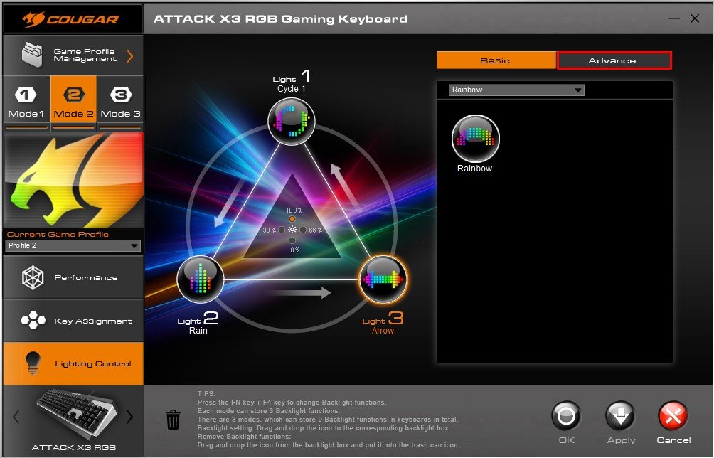 Галерея Клавиатура Cougar Attack X3 RGB — настоящие Cherry MX и ничего лишнего - 9 фото