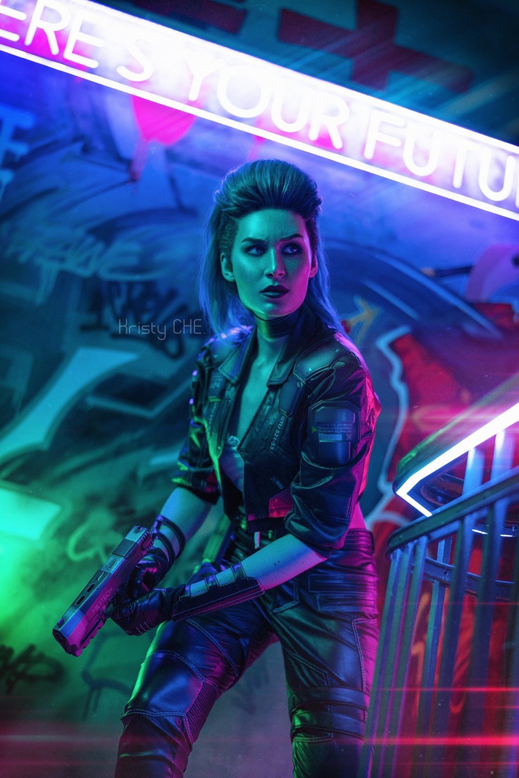 Галерея Модель перевоплотилась в молодую Бестию из Cyberpunk 2077 - 3 фото