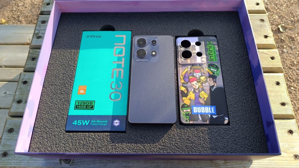 Распаковка Infinix NOTE 30: супергеройский смартфон для фанатов комиксов — изображение 2