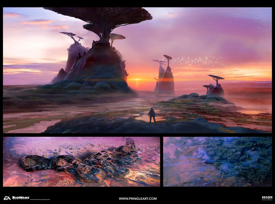 Галерея Художники BioWare показали ранние арты Mass Effect: Andromeda - 1 фото