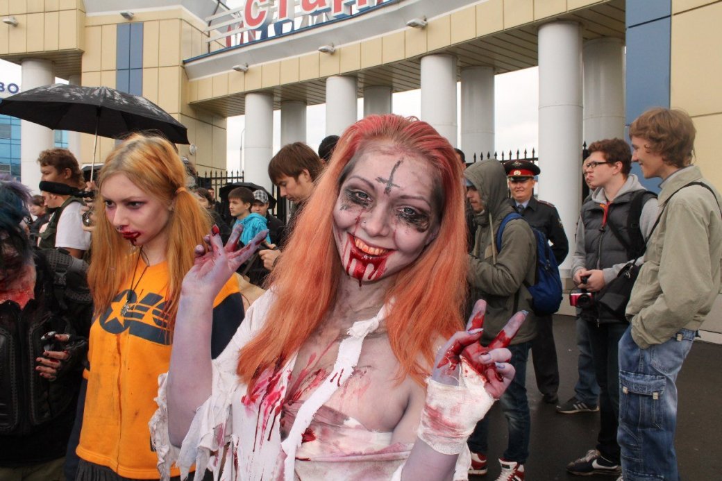 Галерея В Йошкар-Оле прошел первый зомби-парад - 10 фото