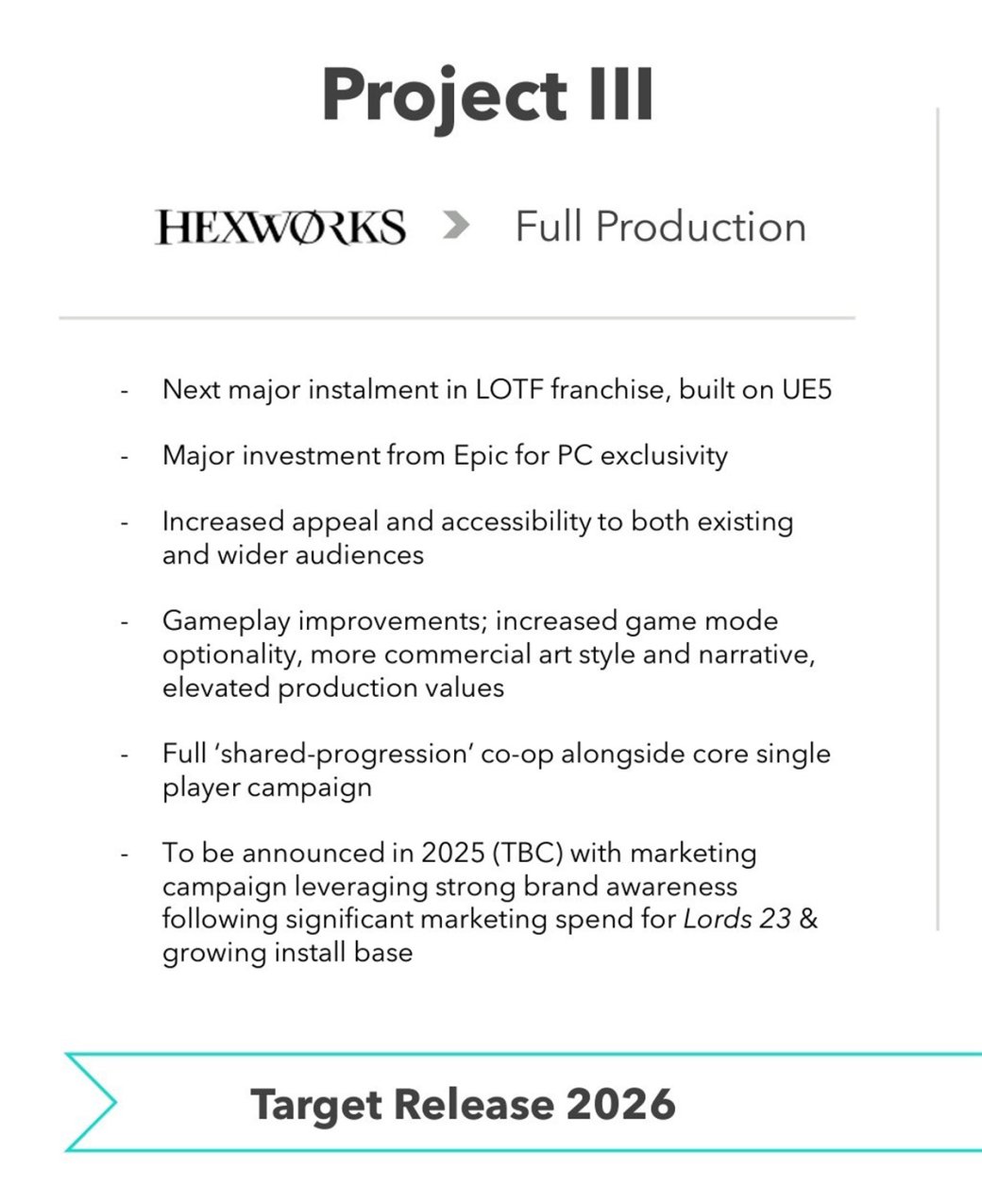 Отчёт для инвесторов раскрыл детали продолжения Lords of the Fallen 2023 года — фото 1