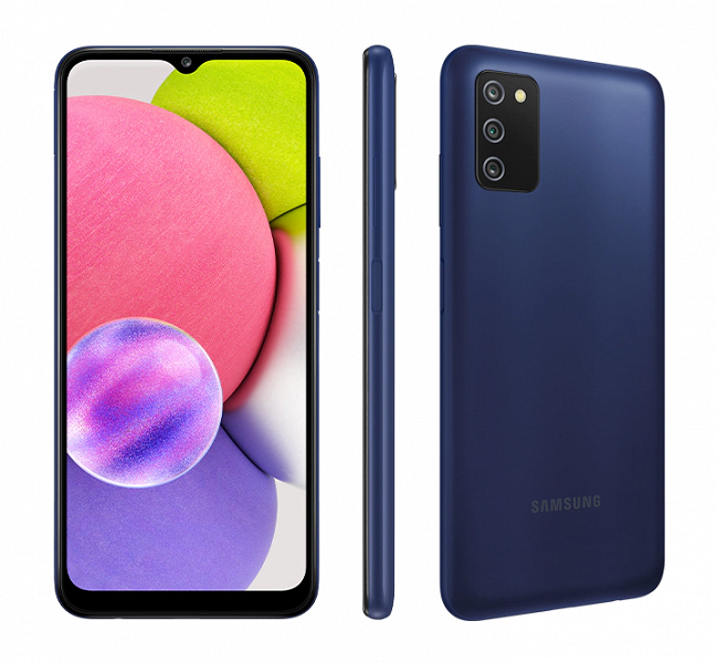 В России вышел Samsung Galaxy A03s — ультрабюджетный смартфон с батареей 5000 мАч — фото 1