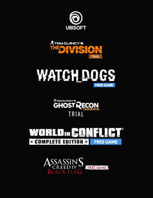 Watch Dogs, World in Conflict и Assassin's Creed 4 бесплатно в подарок от Ubisoft. Снова! — фото 1