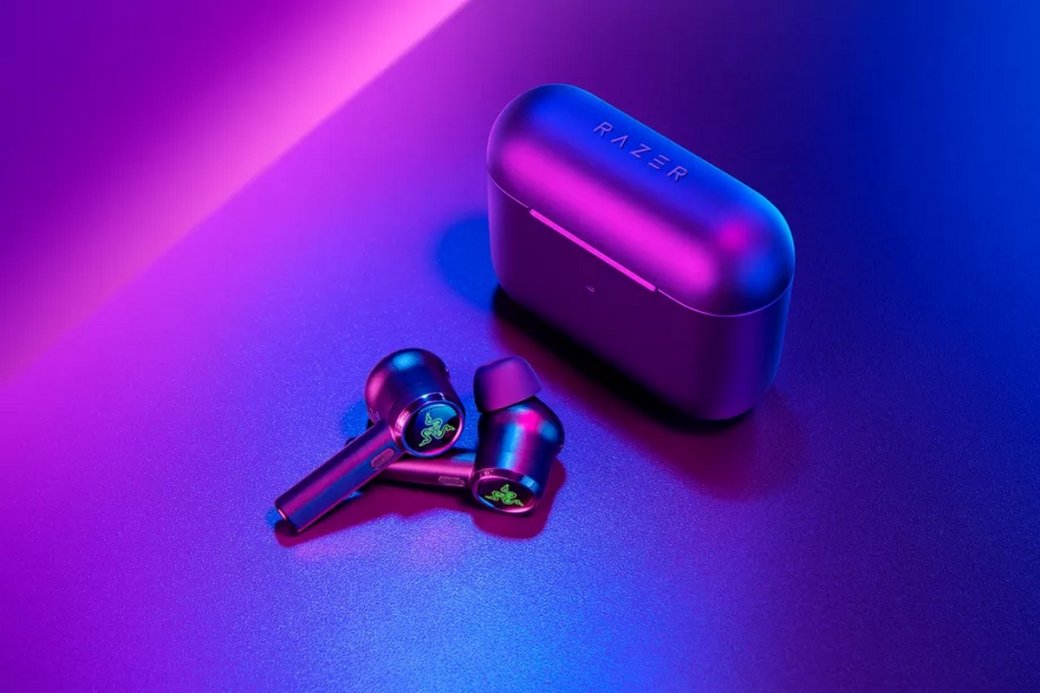 Razer представила игровые наушники с активным шумоподавлением Hammerhead True Wireless Pro — фото 1